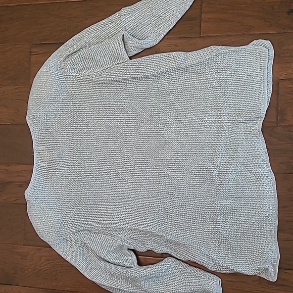 💥3for$12💥 VINTAGE Worthington women's silver sweater tunic size 3X - Picture 2 of 9
